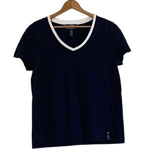 Lauren Active Ralph Lauren Navy Short Sleeve T-Shirt Size Large